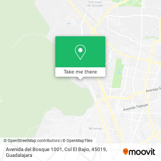 Avenida del Bosque 1001, Col El Bajio, 45019 map