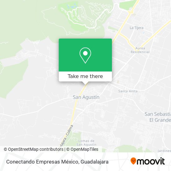 Mapa de Conectando Empresas México
