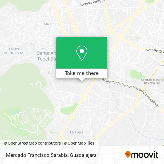 Mercado Francisco Sarabia map