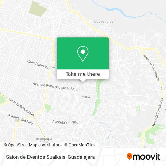 Mapa de Salon de Eventos Sualkais