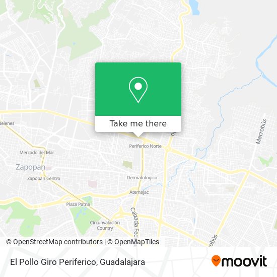 El Pollo Giro Periferico map
