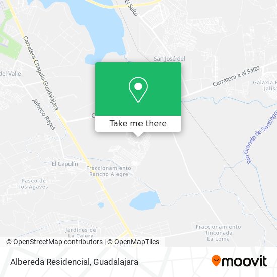 Albereda Residencial map