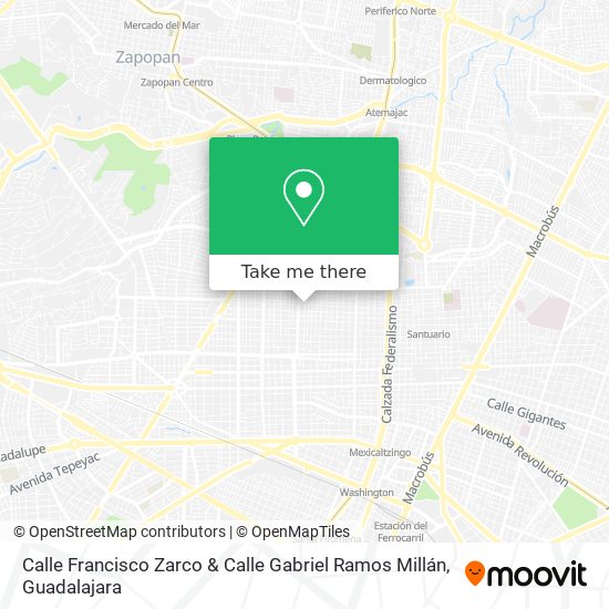 Calle Francisco Zarco & Calle Gabriel Ramos Millán map