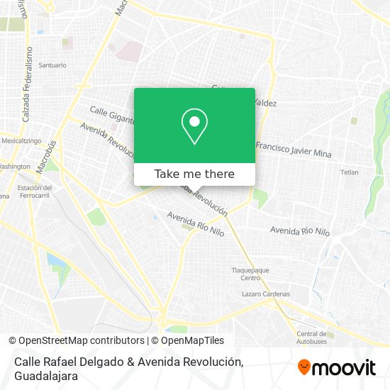 Calle Rafael Delgado & Avenida Revolución map