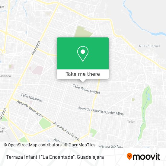 Terraza Infantil "La Encantada" map