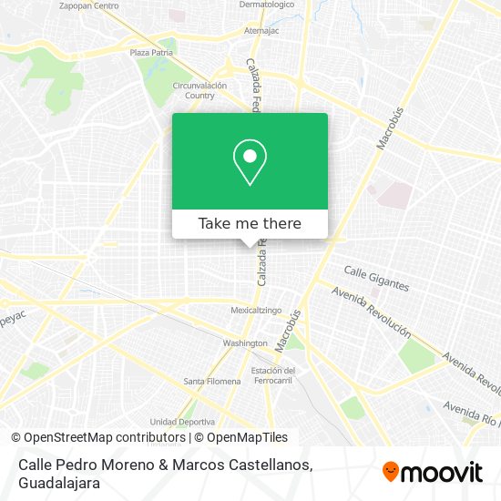 Calle Pedro Moreno & Marcos Castellanos map