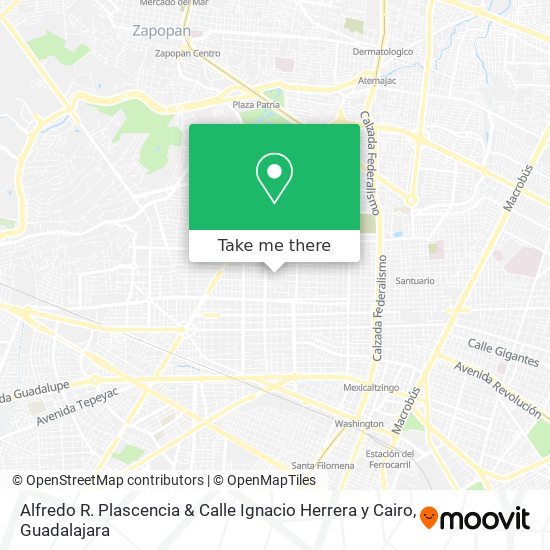 Alfredo R. Plascencia & Calle Ignacio Herrera y Cairo map