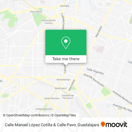 Calle Manuel López Cotilla & Calle Pavo map