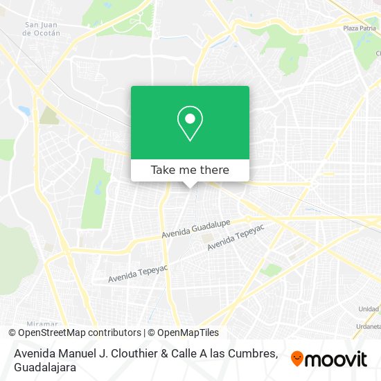 Avenida Manuel J. Clouthier & Calle A las Cumbres map