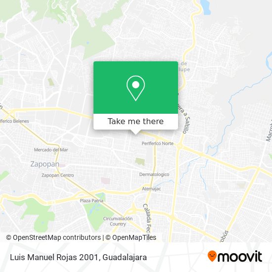 Luis Manuel Rojas 2001 map