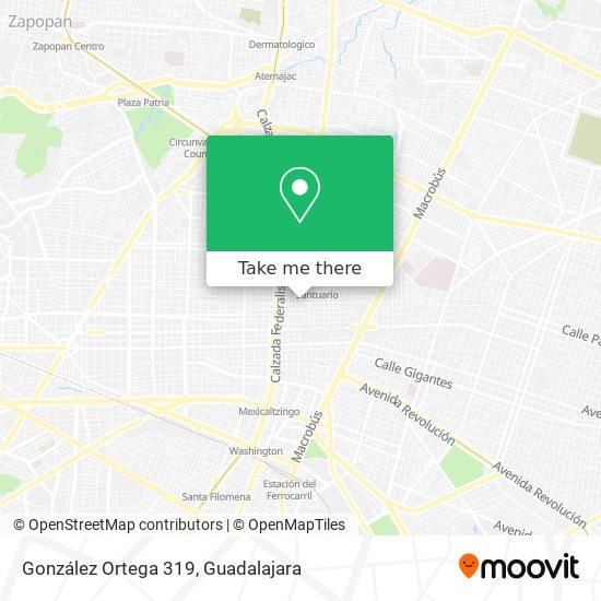 Mapa de González Ortega 319