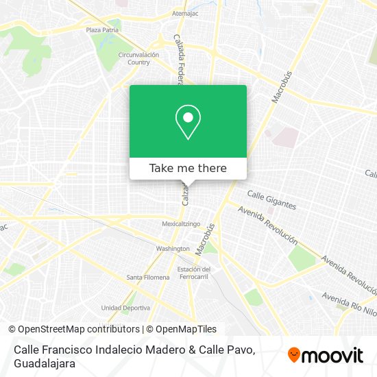 Calle Francisco Indalecio Madero & Calle Pavo map