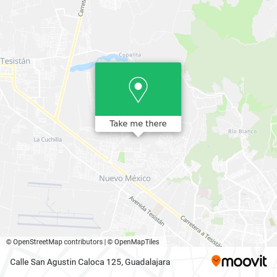 Calle San Agustin Caloca 125 map