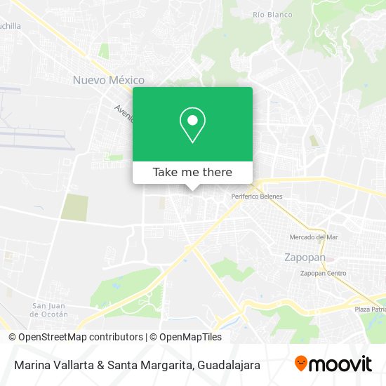 Marina Vallarta & Santa Margarita map