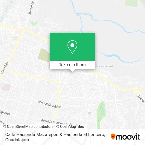 Calle Hacienda Mazatepec & Hacienda El Lencero map