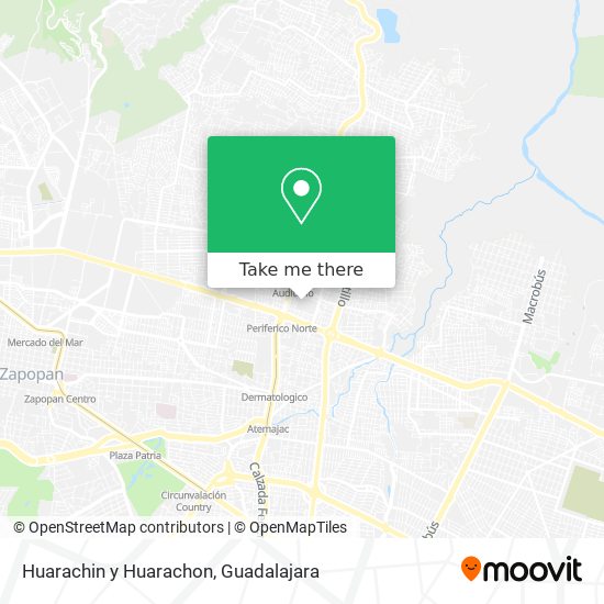 Huarachin y Huarachon map