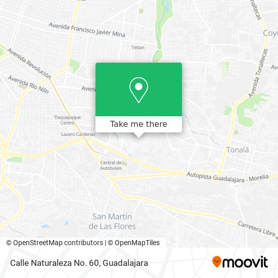 Calle Naturaleza No. 60 map