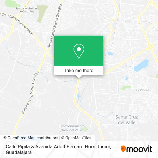 Calle Pipila & Avenida Adolf Bernard Horn Junior map