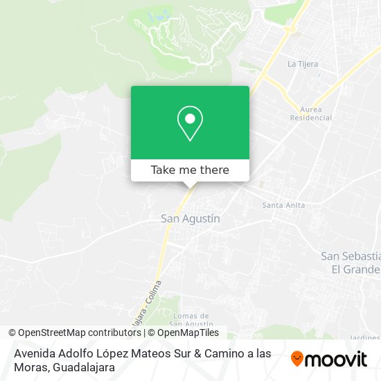 Avenida Adolfo López Mateos Sur & Camino a las Moras map