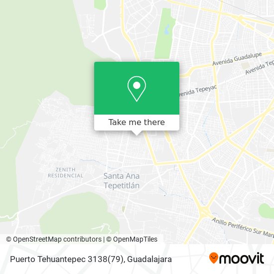 Puerto Tehuantepec 3138(79) map