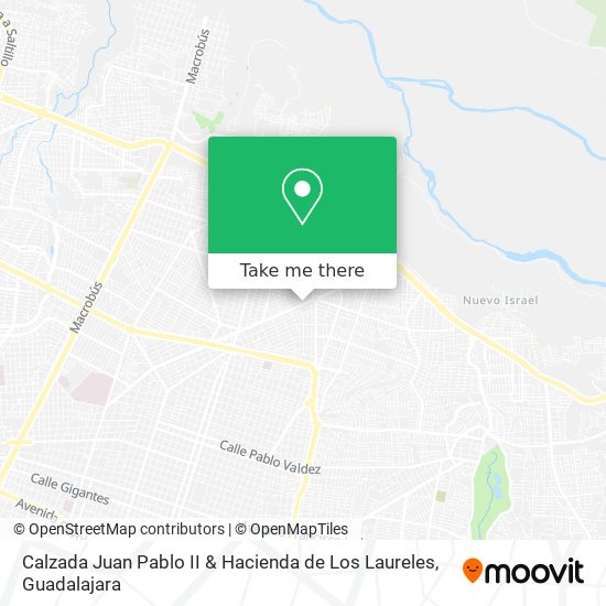 Mapa de Calzada Juan Pablo II & Hacienda de Los Laureles