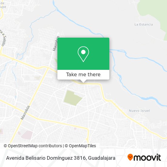 Avenida Belisario Domínguez 3816 map