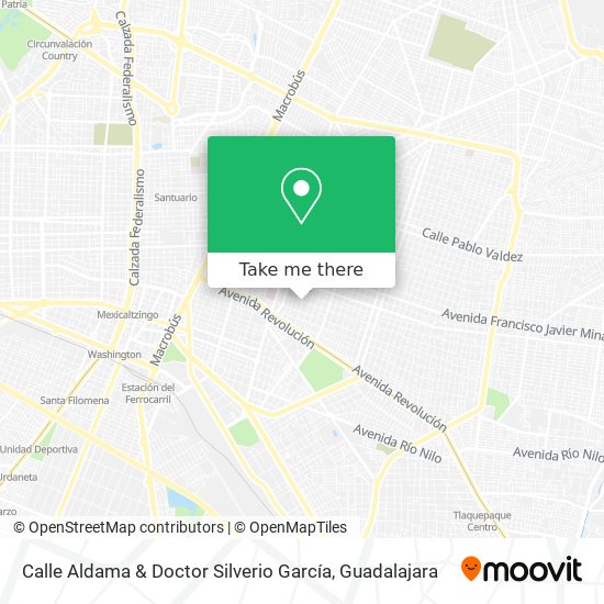 Mapa de Calle Aldama & Doctor Silverio García