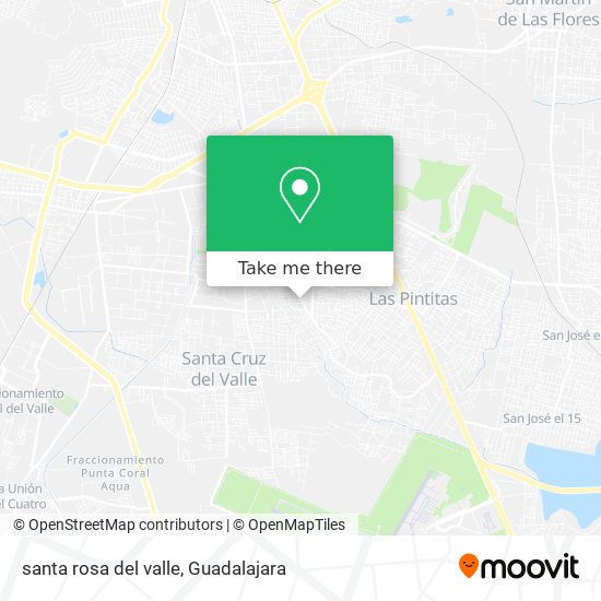 Mapa de santa rosa del valle