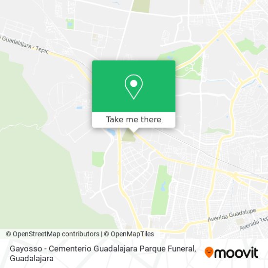 Gayosso - Cementerio Guadalajara Parque Funeral map