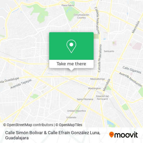 Calle Simón Bolívar & Calle Efraín González Luna map
