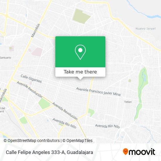 Mapa de Calle Felipe Angeles 333-A