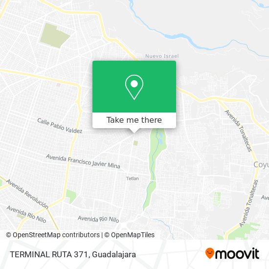 Mapa de TERMINAL RUTA 371