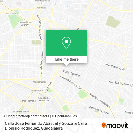 Calle José Fernando Abascal y Souza & Calle Dionisio Rodríguez map