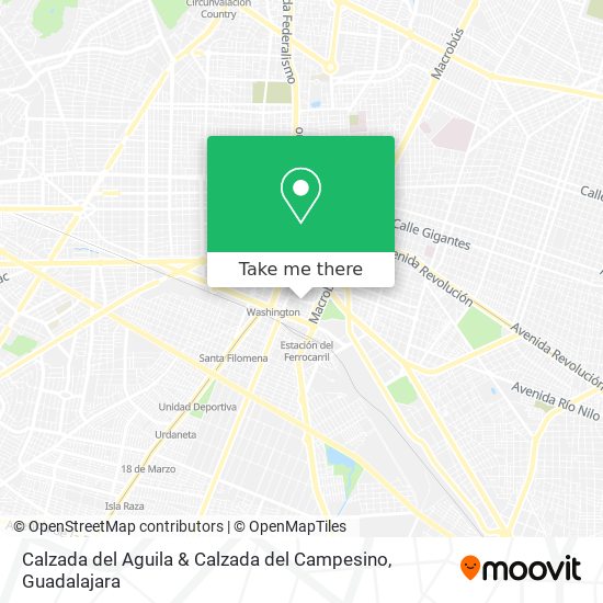 Mapa de Calzada del Aguila & Calzada del Campesino