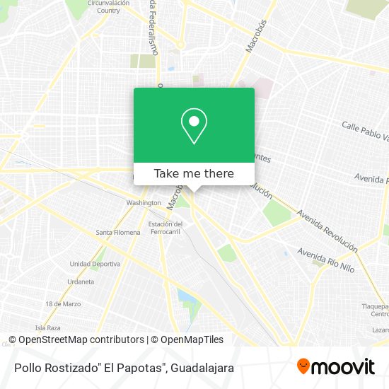 Pollo  Rostizado" El Papotas" map