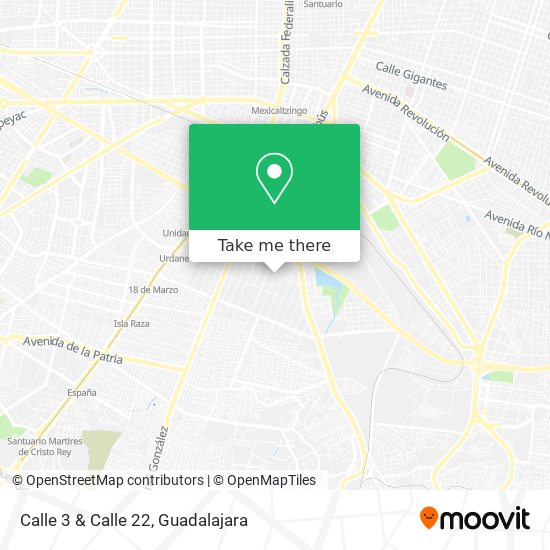Calle 3 & Calle 22 map