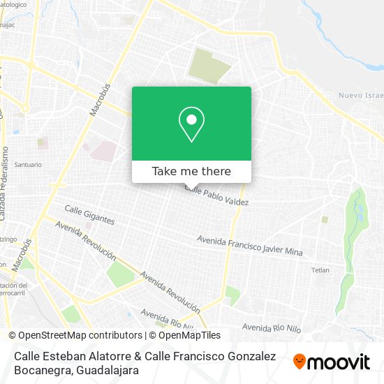 Calle Esteban Alatorre & Calle Francisco Gonzalez Bocanegra map