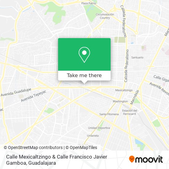 Calle Mexicaltzingo & Calle Francisco Javier Gamboa map