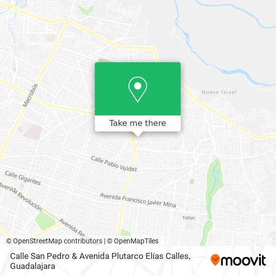 Calle San Pedro & Avenida Plutarco Elías Calles map
