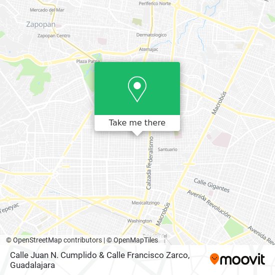 Calle Juan N. Cumplido & Calle Francisco Zarco map