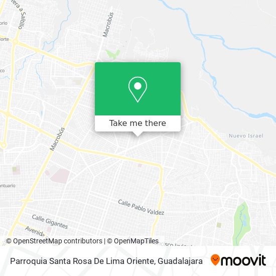 Parroquia Santa Rosa De Lima Oriente map