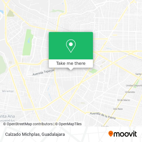 Mapa de Calzado Michplas
