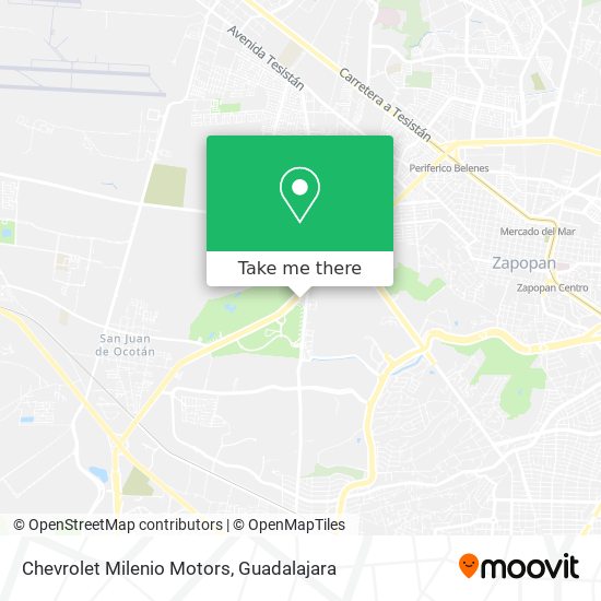 Chevrolet Milenio Motors map