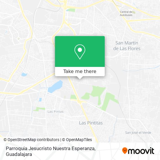 Mapa de Parroquia Jesucristo Nuestra Esperanza