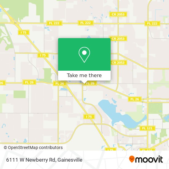 6111 W Newberry Rd map