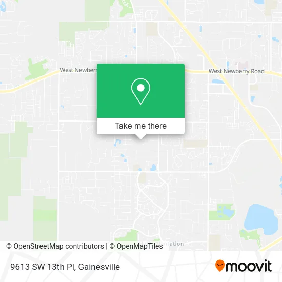 9613 SW 13th Pl map