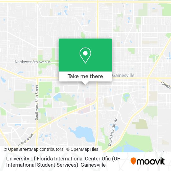 University of Florida International Center Ufic (UF International Student Services) map
