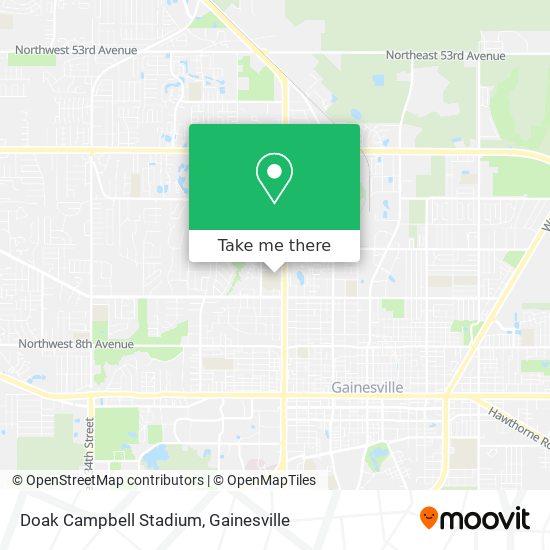 Mapa de Doak Campbell Stadium