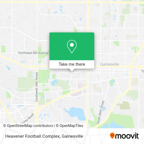 Heavener Football Complex map