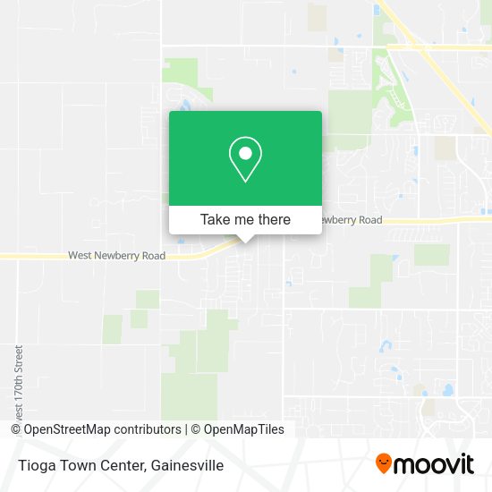 Mapa de Tioga Town Center
